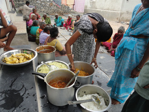 sponsor lunch for poor elders by donating food