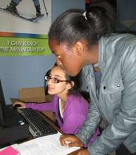 Career Exploration youth in the YES Computer Lab