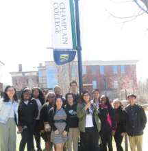 College Prep Youth visiting Champlain College, VT