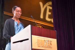 JRV youth Aaliya at the YES April 2016 Gala