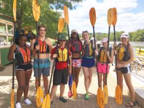 YES Teens at a Kayak Training
