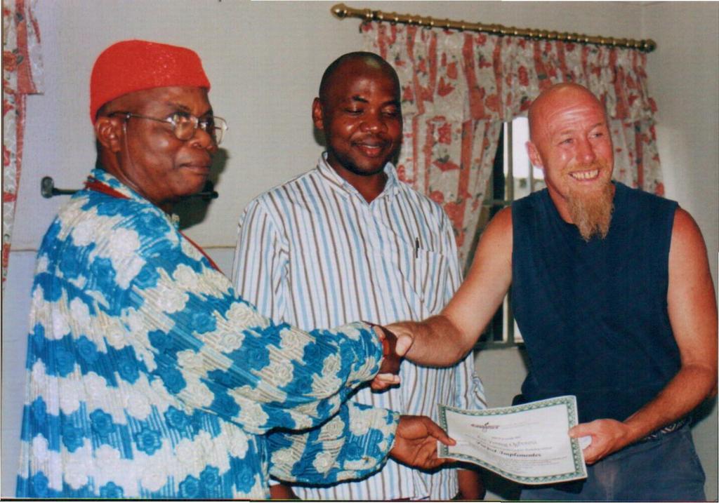 Ipu West Community ruler and us