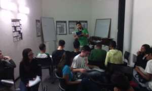 Executing  financial exercises at training