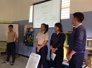 Presenting their games' solutions