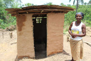 Latrine created through the CLTS program.