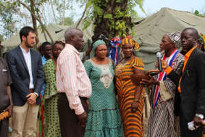 Handing the burial site over to government.