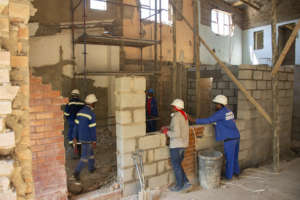 Local constrution workers employed