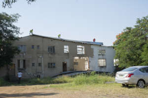 Old buildings come down for new development