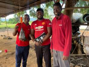 Purchasing marula nuts in the community