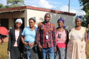 Thokozane with a new group from Macetuka