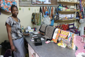 Happy and the products from Econ Dev projects