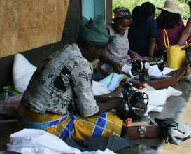 Sewing at Section 19 in Vuvulane