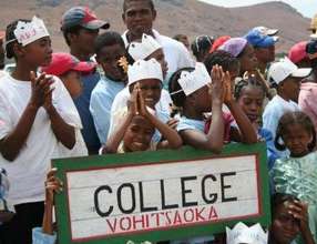 Secondary School students in Vohitsaoka