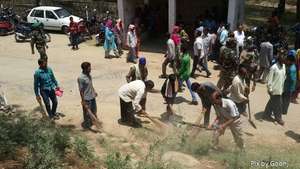 Cleanliness activity in progress!