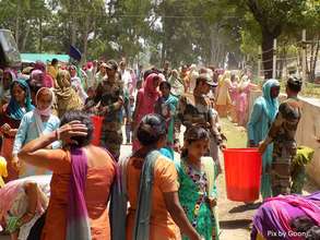 Making the community hygienic..