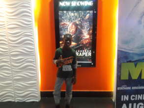 Lekan really enjoyed the movie Skyscraper.