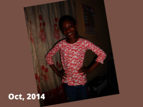 Young Chioma, in 2014 when we met