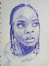 A sketch of a girl by Ramon