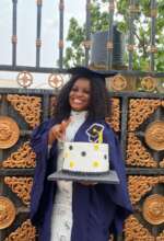Ufuoma at Graduation