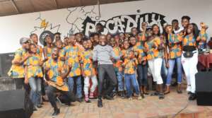 Group picture with Ukenn at Christmas