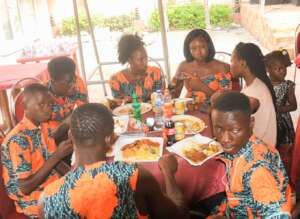Dami and friends at the Christmas to Remember 2018
