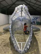 Building the whale.