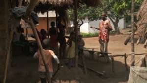 Town chief and Ebola survivor, Sierra Leone