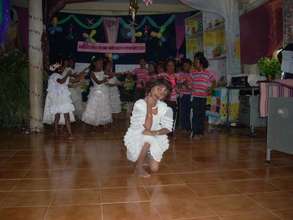 children dancing