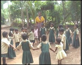 Dazzlingstone school children playing