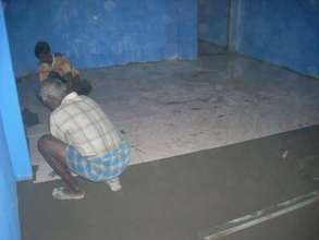 the new construction on the floor