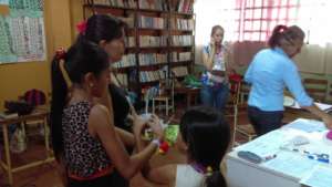 Ladies at implementing their initiative