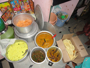 lunch for abandoned oprhan children in india