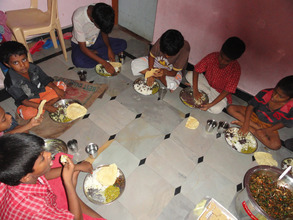 sponsorship of lunch for the orphan children