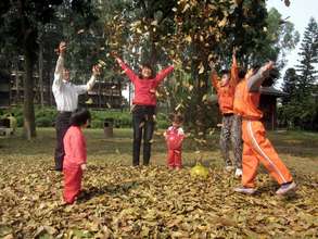 Family fun in the park