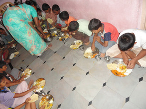 dinner sponsorship to abandoned orphans in india