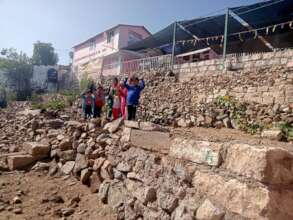 Area to be extended for thegarden in Peru