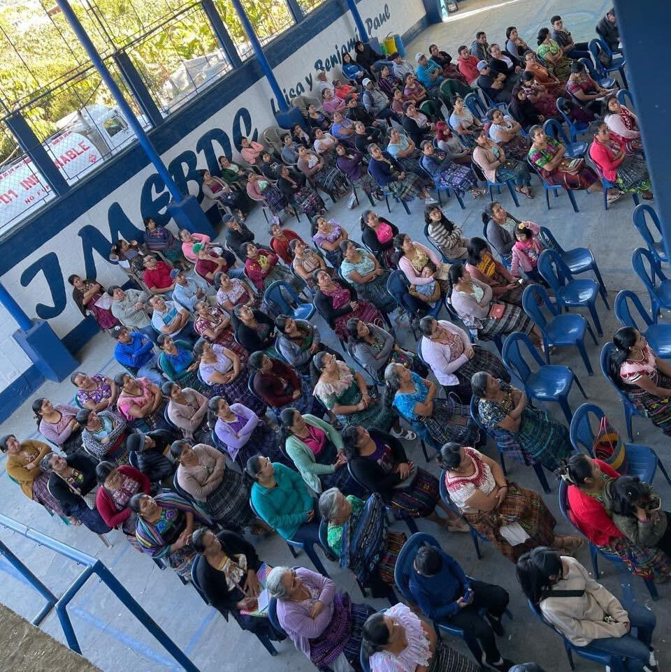 Parent meeting in Guatemala