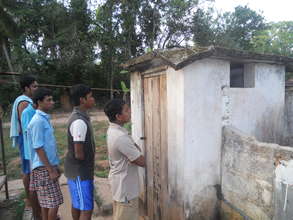 Existing sanitary facilities in training center