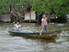 Future fishermen...uncertain.