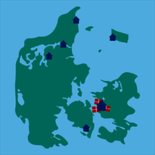 Map of all Child's Blue Houses