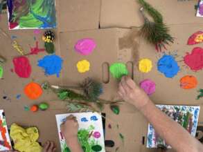 Painting in the nature