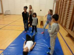 games at the local school gym