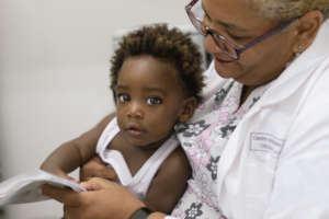 patient at the pediatric center