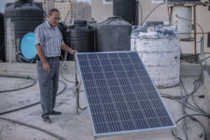 The Subox System starts with a solar panel