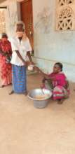 Meal to elders maintaining social distance