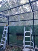 Installation of new netting