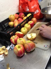 Cutting fruit
