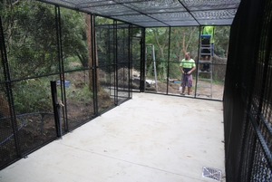finishing the new cage