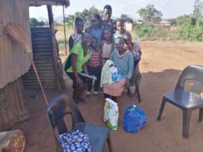 One of our beneficiaries. This is their home!