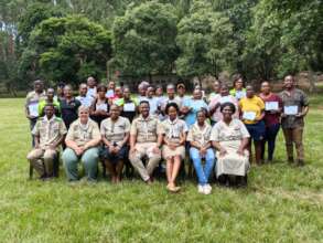 Participants on the Training Course funded by YOU!